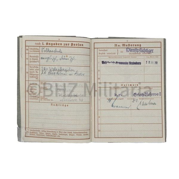 Papiergroep Duitse Wehrmacht Soldaat in Nederland