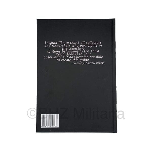 SS Metal Cap Insignia Book Andrew Reznik