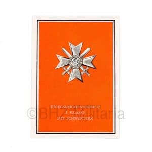 Die Kriegsorden des Grossdeutschen Reiches – 10. Kriegsverdienstkreuz I. Klasse mit Schwertern
