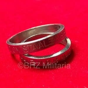 Goud om Staal - NSB 1940 - Set Ringen Man en Vrouw
