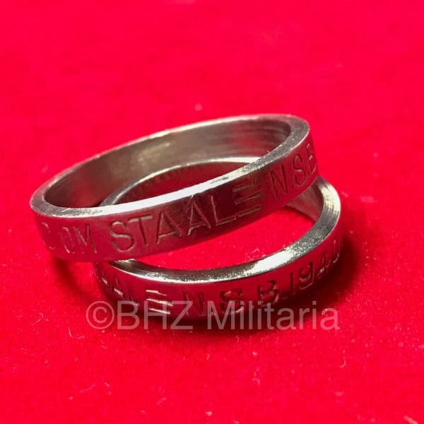 Goud om Staal - NSB 1940 - Set Ringen Man en Vrouw