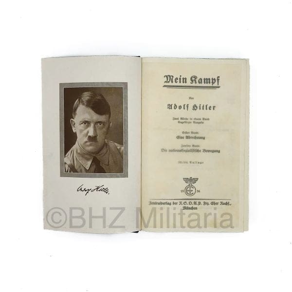 Mein Kampf 1936 met stempel NSDAP Kreis Frauenschaftsleitung uit Ludwigslust
