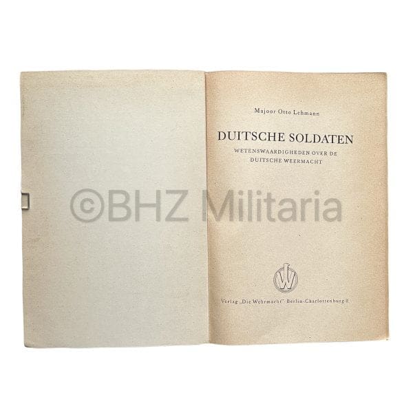 Duitsche Soldaten Wetenswaardigheden over de Duitsche Weermacht