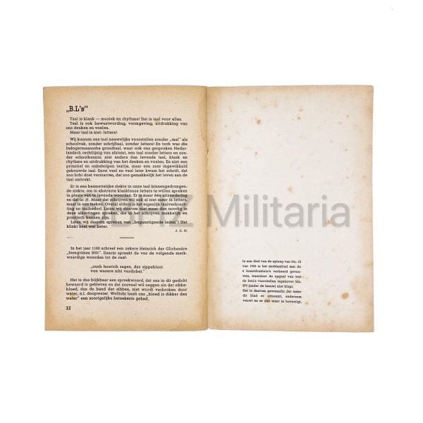 SS Vormingsbladen der Germaansche SS - Januari 1943 - 3e Jaargang Nr 1