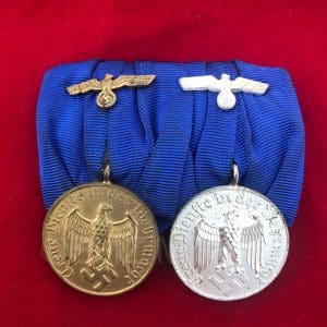 Medaille-Spange "True Dienste in der Wehrmacht" 4 en 12 jaar