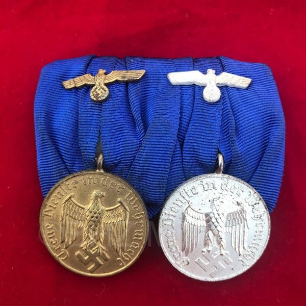 Medaille-Spange "True Dienste in der Wehrmacht" 4 en 12 jaar