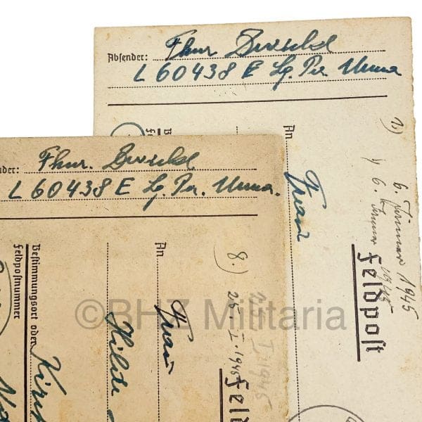 Feldpostbrieven Fallschirmjäger Schule 1944-1945 Feldpostnummer 60438