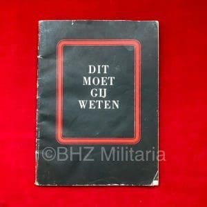 Dit moet gij weten over de Nationaal-Socialistische Beweging der Nederlanden
