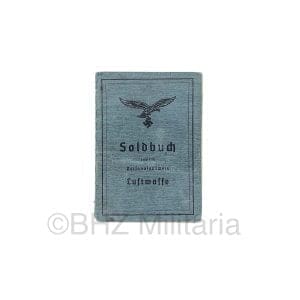 Luftwaffe Soldbuch Oberleutnant FLAK