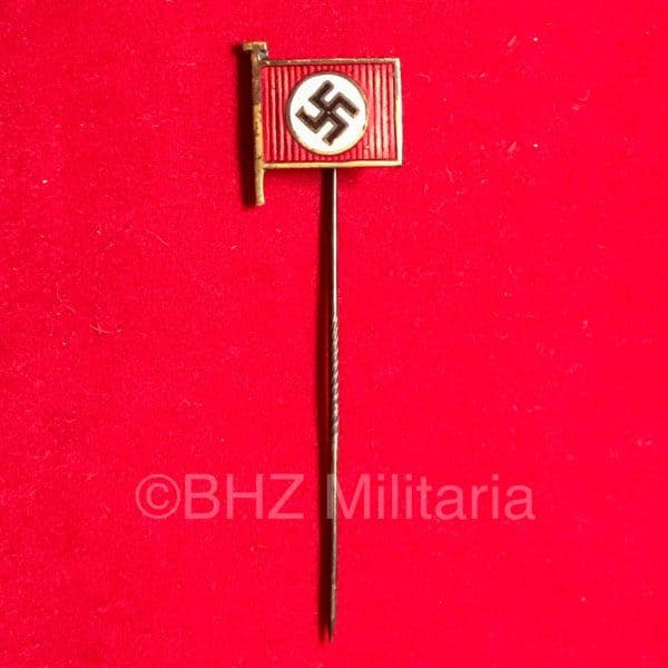 Patriotische Swastika Vlag Speld - Zeldzaam