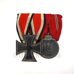 Ordenspange IJzeren Kruis 2e Klasse 1939 en Ostmedaille