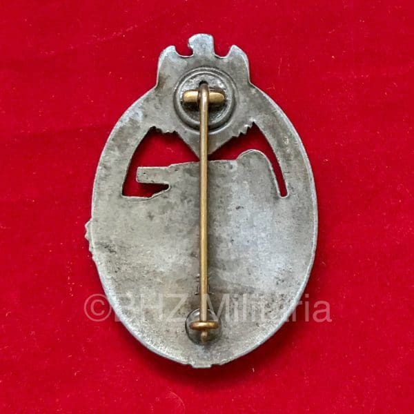 Panzerkampfabzeichen Zilver - Herman Aurich