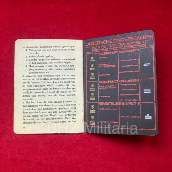 Van het Lidmaatschap der Nationaal-Socialistische Beweging in Nederland - uitgave 1936