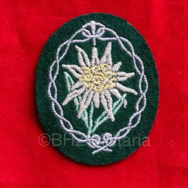 Origineel Armschild Gebirgsjäger