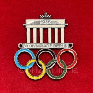 Olympische Spelen 1936 Autoplakette
