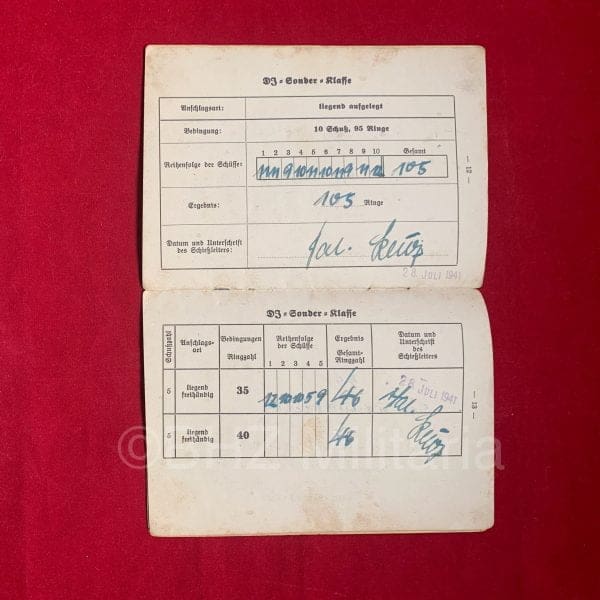 Schießbuch des Deutschen Jungvolks