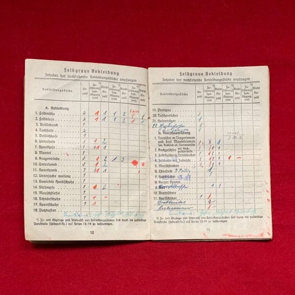 Soldbuch Kriegsmarine - Marine Flak Abteilung