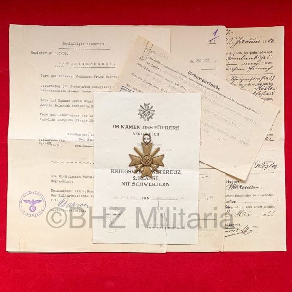 Kriegsverdienstkreuz 2. klasse mit Schwertern"74"