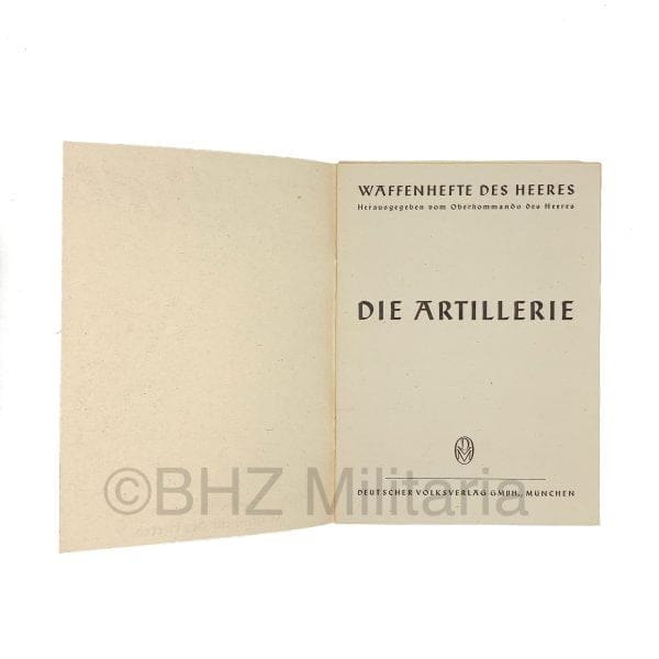 Waffenhefte des Heeres – Die Artillerie