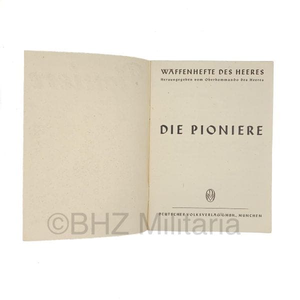 Waffenhefte des Heeres – Pioniere