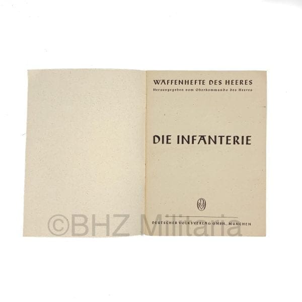 Waffenhefte des Heeres – Infanterie