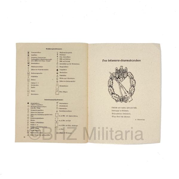 Waffenhefte des Heeres – Infanterie
