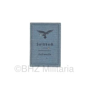Soldbuch Luftwaffe Feldwebel Luftgau Nachrichten Regiment 11