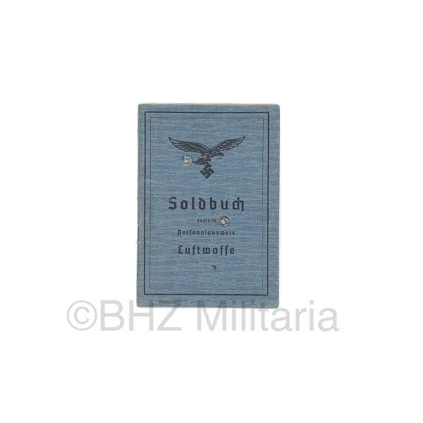 Soldbuch Luftwaffe Feldwebel Luftgau Nachrichten Regiment 11