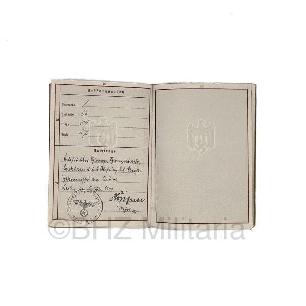 Wehrpass & Wehrmacht Führerschein Arts