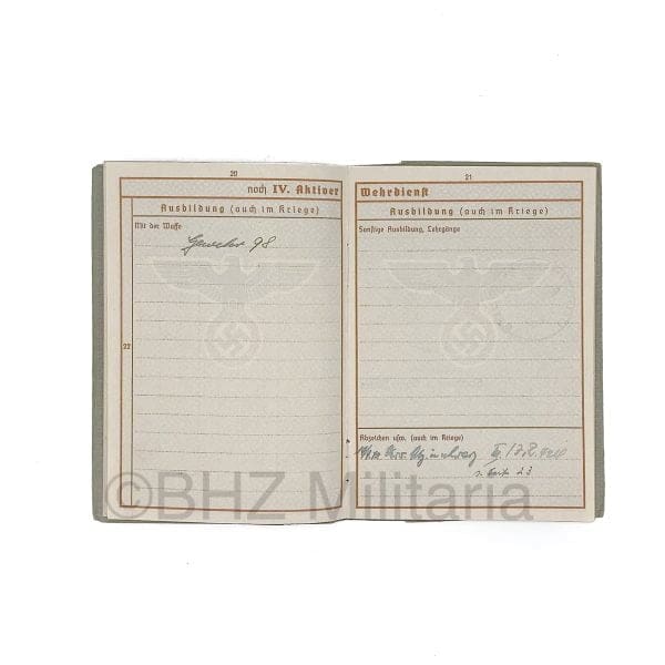Wehrpass Obergefreiter Landesschützen-Bataillon 242