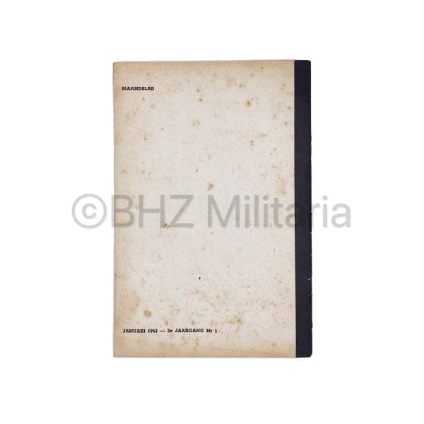 SS Vormingsbladen der Germaansche SS - Januari 1943 - 3e Jaargang Nr 1