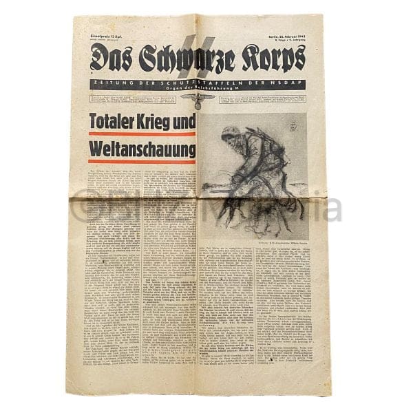 Das Schwarze Korps 8.Folge 9.Jahrgang 25.Februar 1943