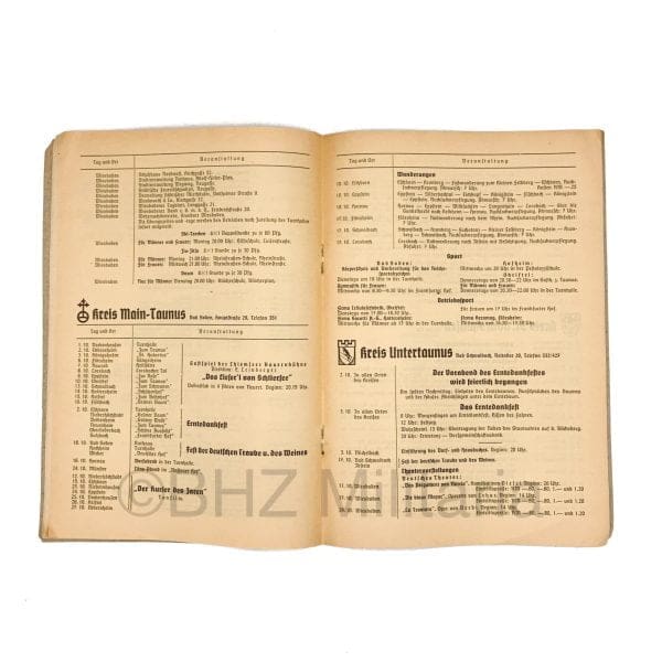 Kraft durch Freude (KdF) – Heft 10 – Oktober 1937 – Gau Hessen-Nassau
