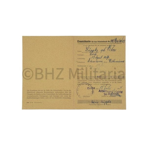 Papiergroep Duitse Wehrmacht Soldaat in Nederland