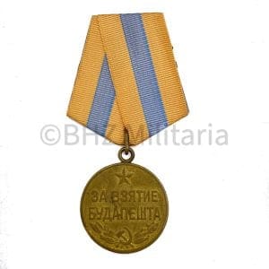 Medaille voor de Verovering van Boedapest