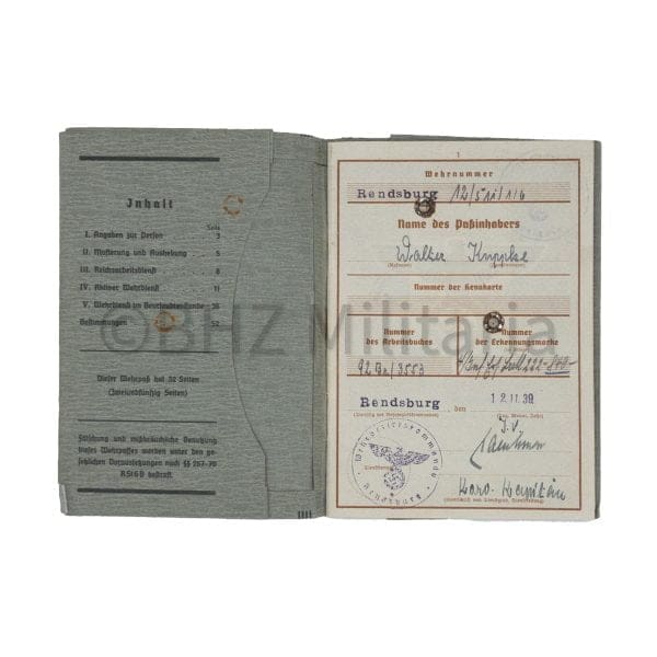Papiergroep Duitse Wehrmacht Soldaat in Nederland