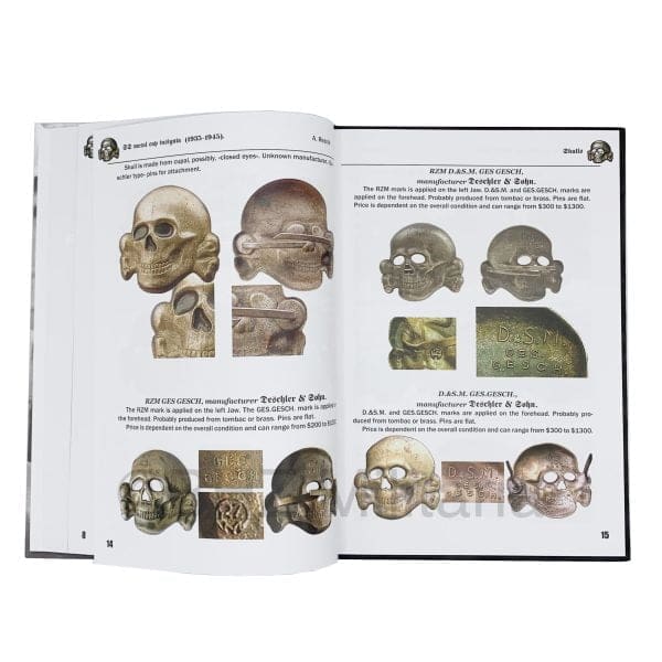 SS Metal Cap Insignia Book Andrew Reznik