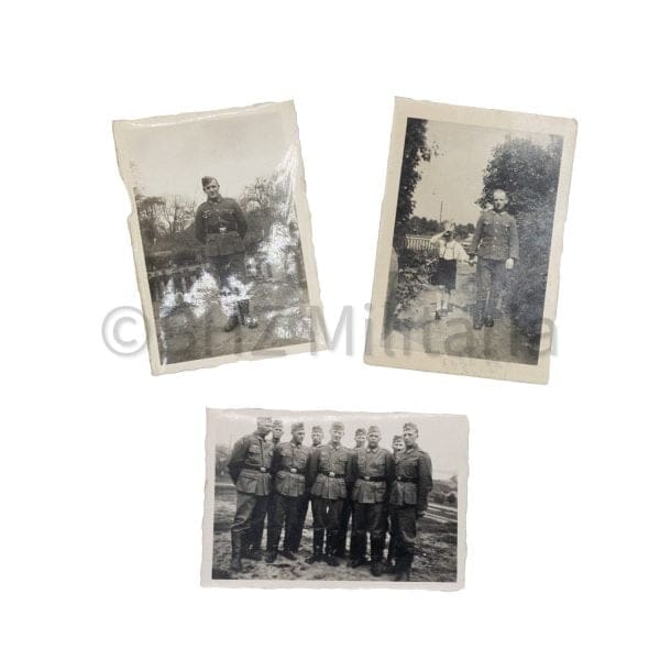 Papiergroep Duitse Wehrmacht Soldaat in Nederland