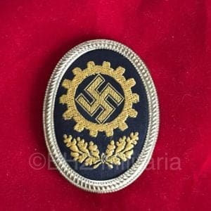 Embleem Deutsch Arbeitsfront DAF Schirmmütze RZM no400