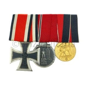 Ordenspange EK2 - Christian Lauer /WIO '3' - Wilhelm Deumer /Sudetenland