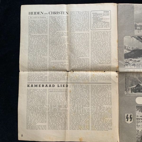 Storm (SS) – Blad der Nederlandsche SS – Eerste Jaargang Nummer 10 – 13 juni 1941