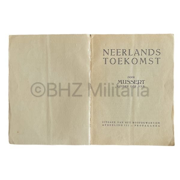 Neerlands Toekomst - Anton Mussert