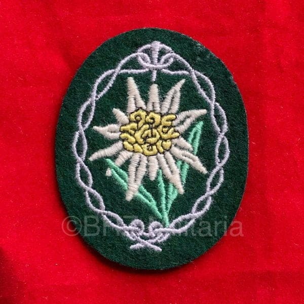Origineel Armschild Gebirgsjäger