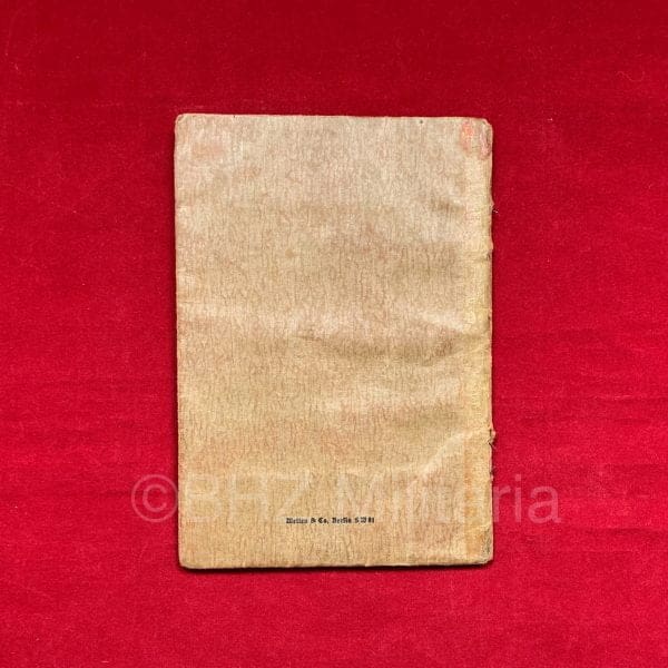 Soldbuch Kriegsmarine - Marine Flak Abteilung