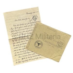 SS Feldpost Brief Nijmegen 1943