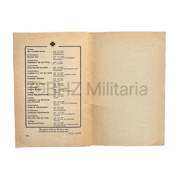 SS Vormingsbladen – Juli 1943 – 3e Jaargang Nr 7