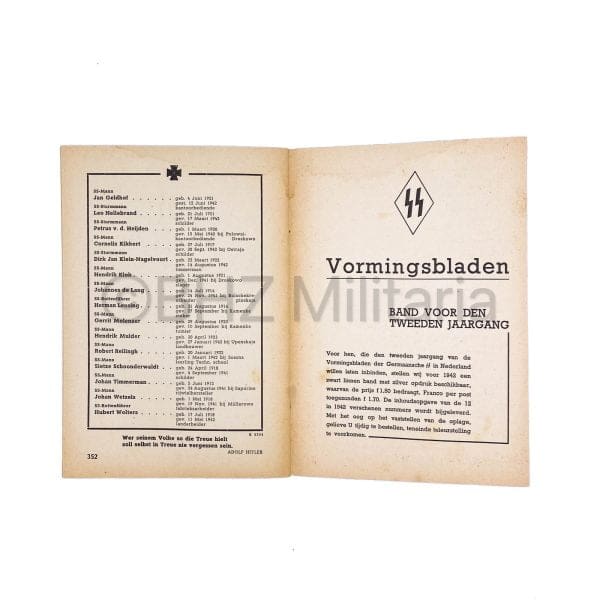 SS SS Vormingsbladen der Germaansche SS - November 1942 - 2e Jaargang Nr 11 der Germaansche SS - November 1942 - 2e Jaargang Nr 11
