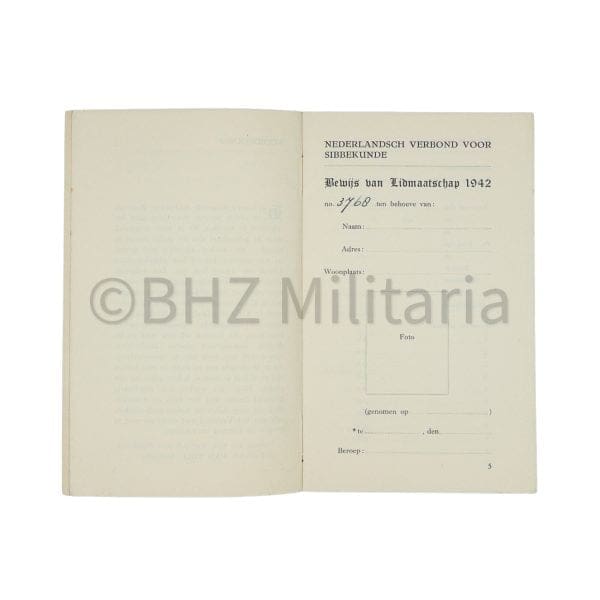 Sibbekundig Zakboekje 1942