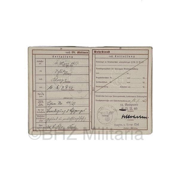 Wehrpass & Wehrmacht Führerschein Arts