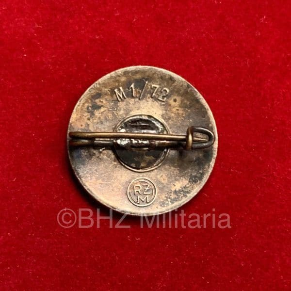 Parteiabzeichen RZM M1/72 - Fritz Zimmermann